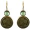 Lava Stone Gold Drop Earrings, Set of 2, Image 1