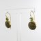 Lava Stone Gold Drop Earrings, Set of 2, Image 5