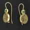 Lava Stone Gold Drop Earrings, Set of 2 2