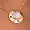 Collier aus Opal, Smaragd, Diamant & 18 Karat Gelbgold 9