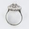 French 0.85 Carat Diamonds and 18 Karat White Gold Round Ring, 1960s 15