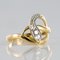 French 19th Century Rose-Cut Diamonds and 18 Karat Yellow Gold Snake Ring 11