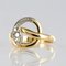 Anello con diamanti a forma di rosa, Francia, XIX secolo e anello a forma di serpente in oro giallo, Francia, Immagine 7