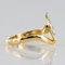 French 19th Century Rose-Cut Diamonds and 18 Karat Yellow Gold Snake Ring, Image 8