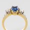 Blue Sapphire and Diamond Ring 8
