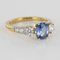 Blue Sapphire and Diamond Ring 16