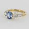 Blue Sapphire and Diamond Ring 17