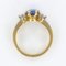 Blue Sapphire and Diamond Ring 18