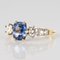 Blue Sapphire and Diamond Ring 4