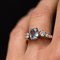 Blue Sapphire and Diamond Ring 13