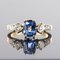 Blue Sapphire and Diamond Ring, Image 6