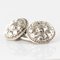 French 18th Century Sterling Silver Cufflinks, Set of 2 6