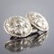 French 18th Century Sterling Silver Cufflinks, Set of 2 4