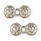 French 18th Century Sterling Silver Cufflinks, Set of 2 1