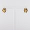 Boucles d'Oreilles Or Jaunes et Or Blanc 18 Carats, 1950s, Set de 2 7