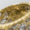 Large Diamond and Gold Filigree Band Ring 15