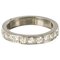 French Platinum Diamond Wedding Ring, 1930s 1