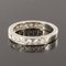 French Platinum Diamond Wedding Ring, 1930s, Image 3