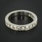 French Platinum Diamond Wedding Ring, 1930s, Image 4