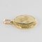 Lampada a medaglione in oro giallo 18 carati, Francia, inizio XX secolo, Immagine 9