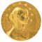French 18 Karat Yellow Gold and Virgin Diamonds Halo Brooch, Image 1