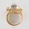 Anello rétro in oro giallo 18 carati e diamanti, anni '60, Immagine 14