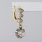 French Yellow Gold Diamond Dangle Earrings, 1900s, Set of 2, Image 6