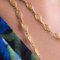 20th Century 18 Karat Yellow Gold Filigree Long Chain Necklace 4