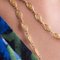 20th Century 18 Karat Yellow Gold Filigree Long Chain Necklace, Image 4