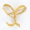 18 Karat Yellow Gold Bow Brooch, 1970s, Image 12