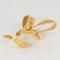 18 Karat Yellow Gold Bow Brooch, 1970s 3