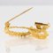 18 Karat Yellow Gold Bow Brooch, 1970s 11