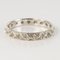 Bague de Mariage Djula avec Motif Pyramide en Or Blanc 18 Carats 11