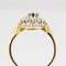 Französische Saphir, Diamanten und 18 Karat Gold Marquise Ring aus 19. Jhdt 10
