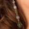 0.84 Carat, Emeralds, Opals and 18 Karat Yellow Gold Dangle Earrings, Set of 2 7