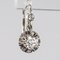 Diamonds and 18 Karat White Gold Drop Earrings, 1950s, Set of 2, Image 7