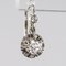 Diamonds and 18 Karat White Gold Drop Earrings, 1950s, Set of 2, Immagine 7