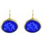 Italian Blue Drop Earrings, Set of 2 1