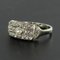 18 Karat White Gold Diamond Ring, 1930s 9