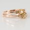 19th Century Yellow Diamond and 18 Karat Rose Gold You and Me Ring, Image 14