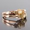 19th Century Yellow Diamond and 18 Karat Rose Gold You and Me Ring 7