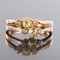 19th Century Yellow Diamond and 18 Karat Rose Gold You and Me Ring, Immagine 5