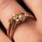 19th Century Yellow Diamond and 18 Karat Rose Gold You and Me Ring 4