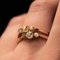 19th Century Yellow Diamond and 18 Karat Rose Gold You and Me Ring, Image 8