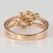19th Century Yellow Diamond and 18 Karat Rose Gold You and Me Ring, Immagine 12
