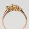 19th Century Yellow Diamond and 18 Karat Rose Gold You and Me Ring, Image 11