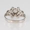 French Diamonds and 18 Karat White Gold Ring, 1970s 11