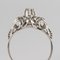French Diamonds and 18 Karat White Gold Ring, 1970s 9