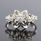 French Diamonds and 18 Karat White Gold Ring, 1970s, Image 5