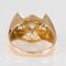 Diamond and 18 Karat Rose Gold Knot Ring, 1940s 12